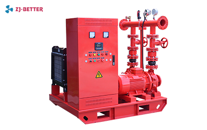 ED small flow fire pump set-- (Electric + diesel pump)